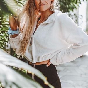 Soft and cozy white crop